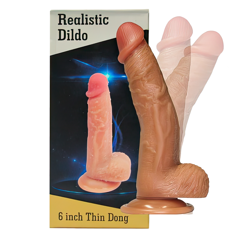 Consolador Realistic Dildo 6”