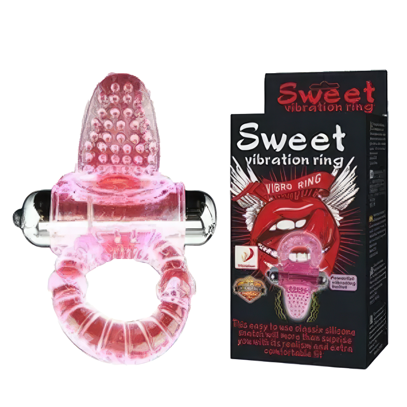 Anillo Vibrador Sweet Lengua Gigante