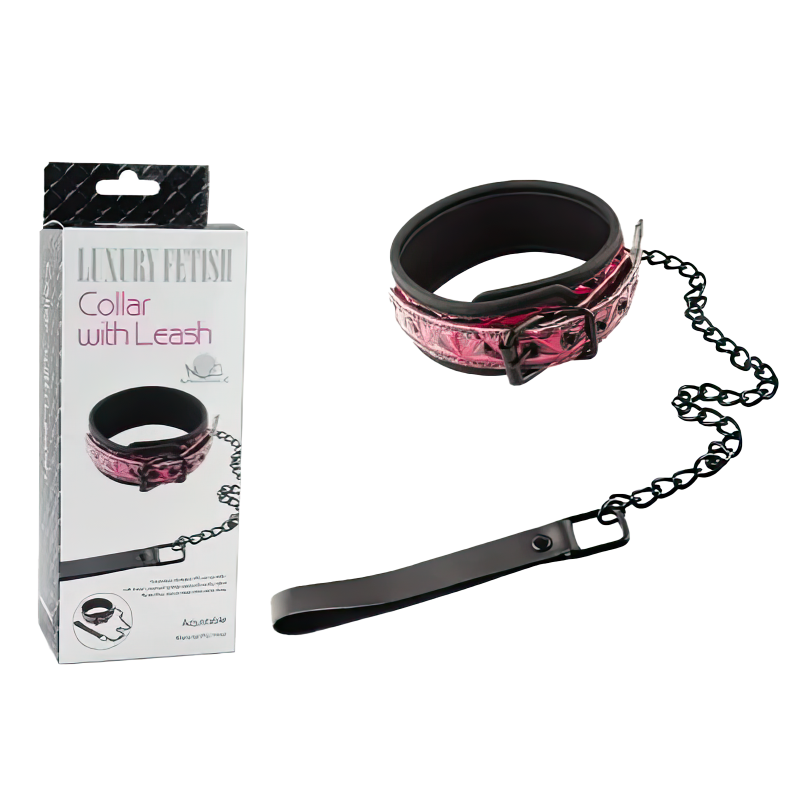 Luxury Fetish - Collar With Leash